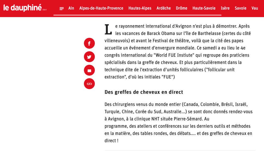 Article de presse
