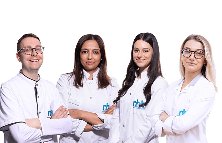 The administrative team of the NHT EUROPE center